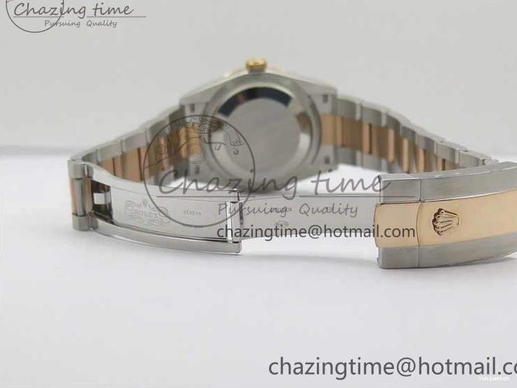 RG BP Best Dial Maker Edition 1:1 Gray Oyster on DateJust SS Roman Bracelet 126201 36 0224